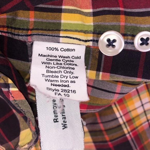 Jcrew Plaid Button Down Shirt Size M - Picture 4 of 6